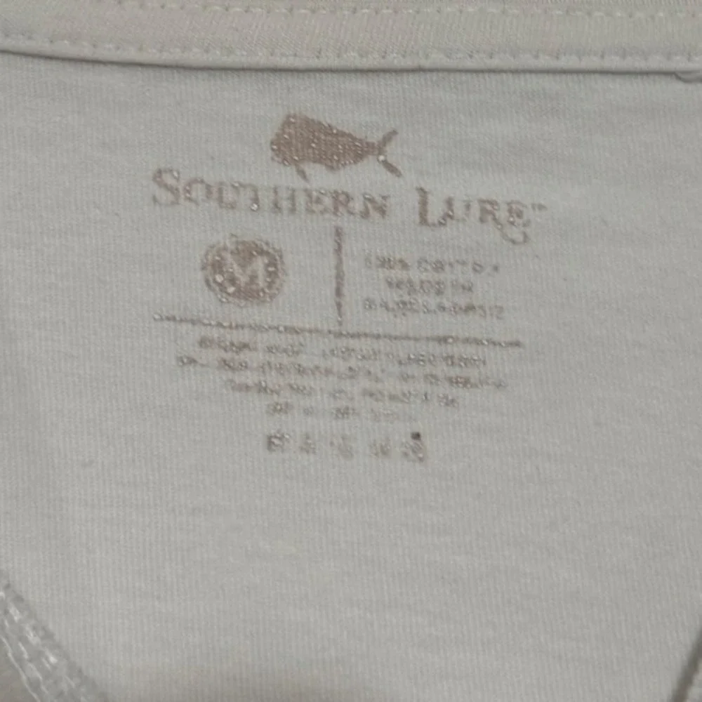 Southern Lure Men's Football Fishing Graphic Pocket T-Shirt White Medium Summer